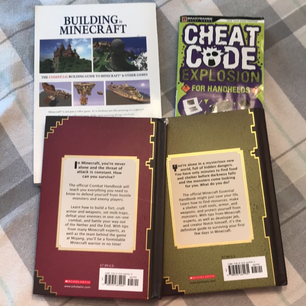 3 Minecraft Books and 1 CheatCode Book - Picture 2 of 2